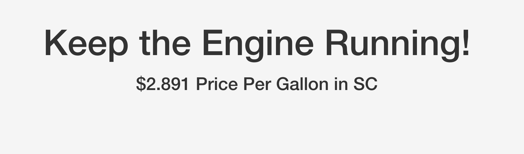 ExploreX Count Up Fuel Prices